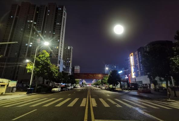 淮南潘集主城區(qū)夜景一瞥