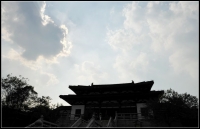 八公山旅游節(jié)淮南王殿出現(xiàn)一朵祥云
