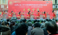喜迎十八大，淮南市“大地歡歌”文化志愿者走基層慰問演出